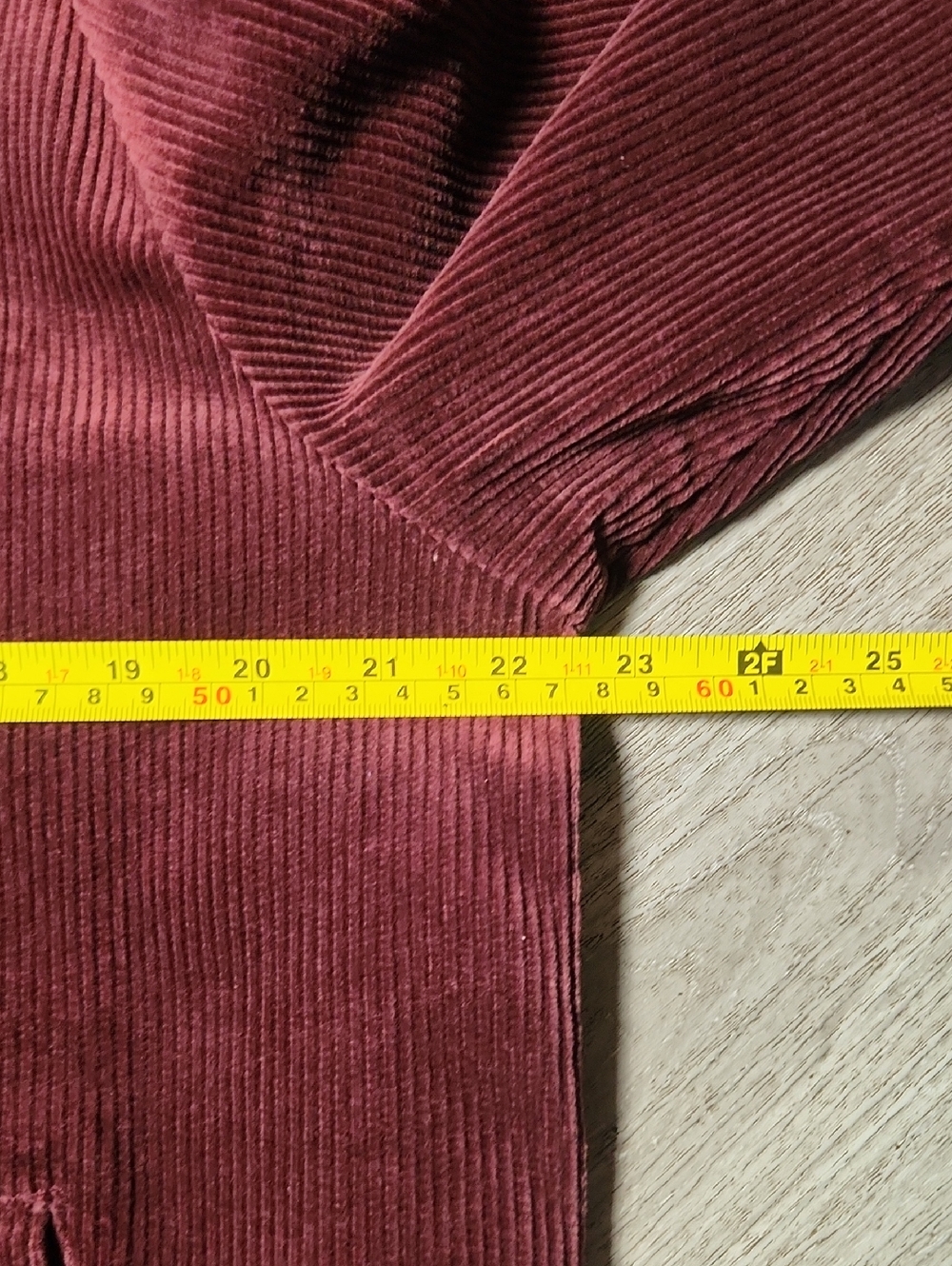 Brixton Burgundy/Plum Corduroy Zip Jacket with Logo Patch - Picture 9 of 11